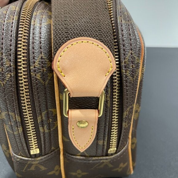 Louis Vuitton Reporter Shoulder/Crossbody Bag Monogram Canvas/Vachetta (JB1153) - Picture 8 of 14